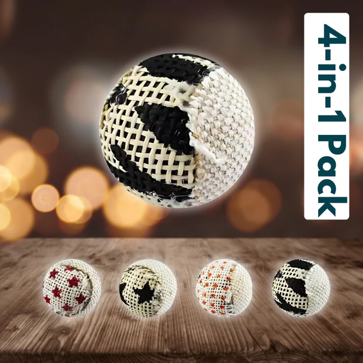Kitty Yarn-Ball [4-pack]